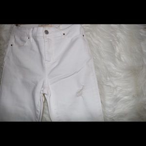 (White) High Rise Pacsun Skinny Jeans
